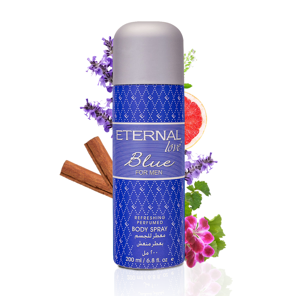 ETERNAL LOVE BODY SPRAY 200ML BLUE MEN