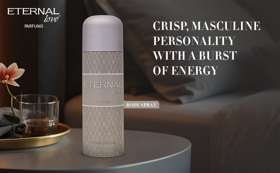 ETERNAL LOVE BODY SPRAY 200ML FOR MEN - A+ Image 1