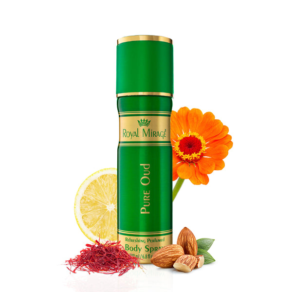 ROYAL MIRAGE BODY SPRAY 200ML PURE OUD