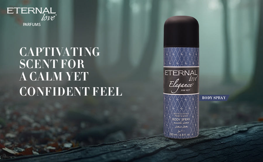 ETERNAL LOVE BODY SPRAY 200ML ELEGANCE MEN - A+ Image 1