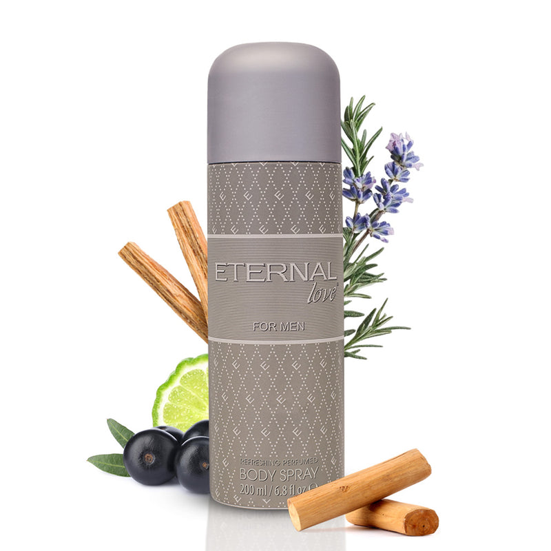 ETERNAL LOVE BODY SPRAY 200ML FOR MEN
