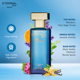 ETERNAL LOVE EDP 50ML BLUE FOR WOMEN - Image 2