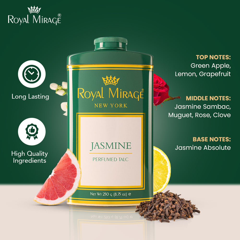 ROYAL MIRAGE TALC 250GM JASMINE