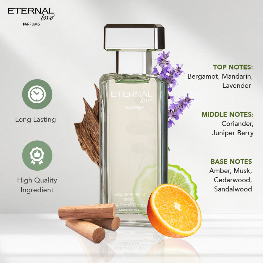 ETERNAL LOVE EDP 100ML FOR MEN - A+ Image 2