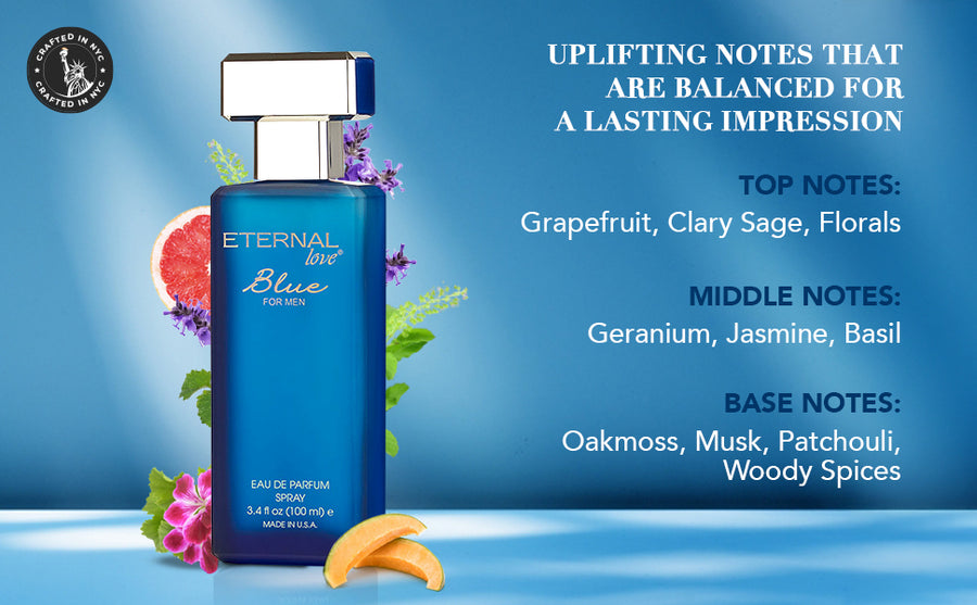 ETERNAL LOVE EDP 100ML BLUE MEN - A+ Image 2