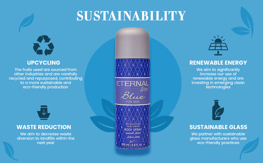 ETERNAL LOVE BODY SPRAY 200ML BLUE MEN - A+ Image 3