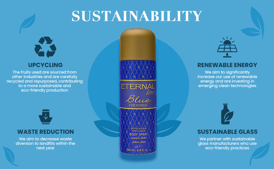 ETERNAL LOVE BODY SPRAY 200ML BLUE WOMEN - A+ Image 2