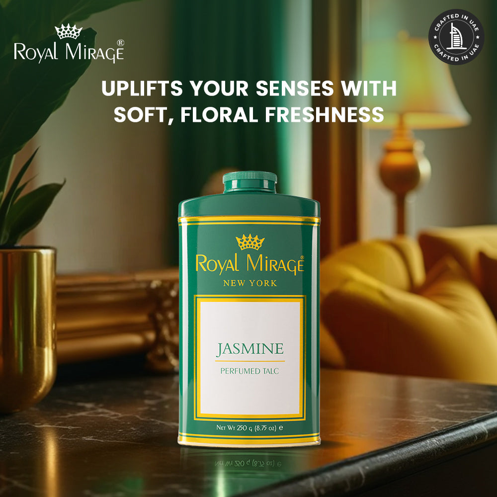 ROYAL MIRAGE TALC 250GM JASMINE