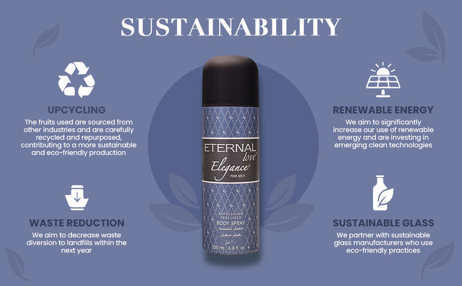 ETERNAL LOVE BODY SPRAY 200ML ELEGANCE MEN - A+ Image 3