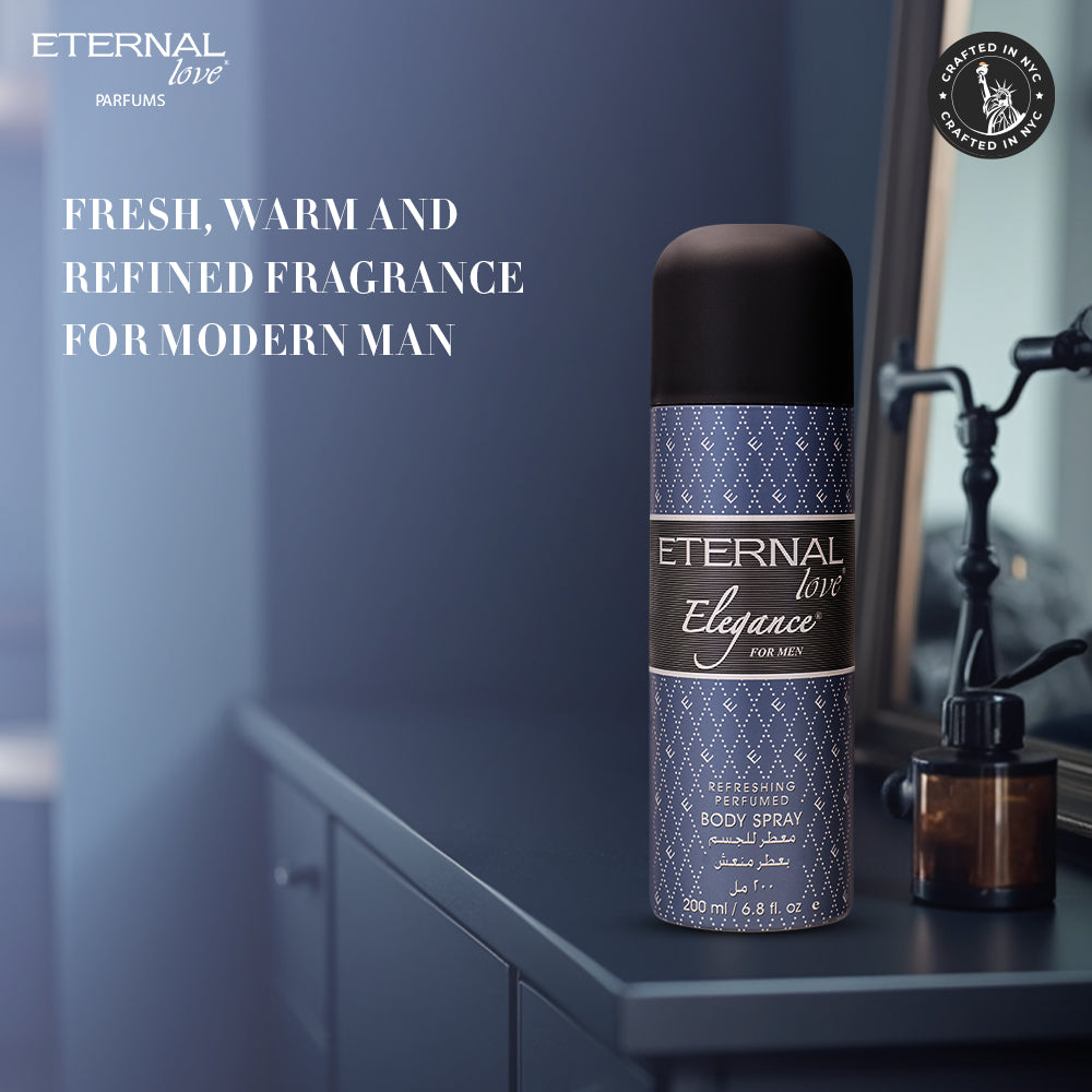 ETERNAL LOVE BODY SPRAY 200ML ELEGANCE MEN