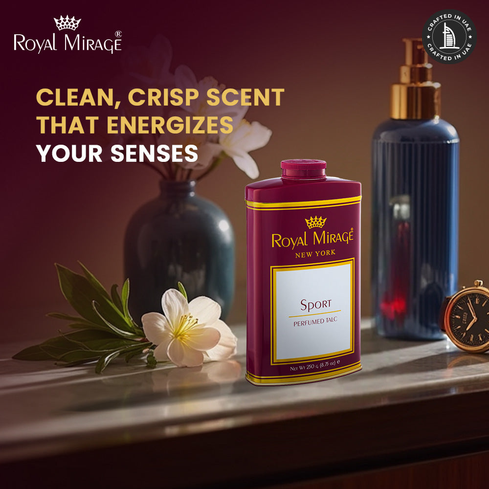 ROYAL MIRAGE TALC 250GM SPORT