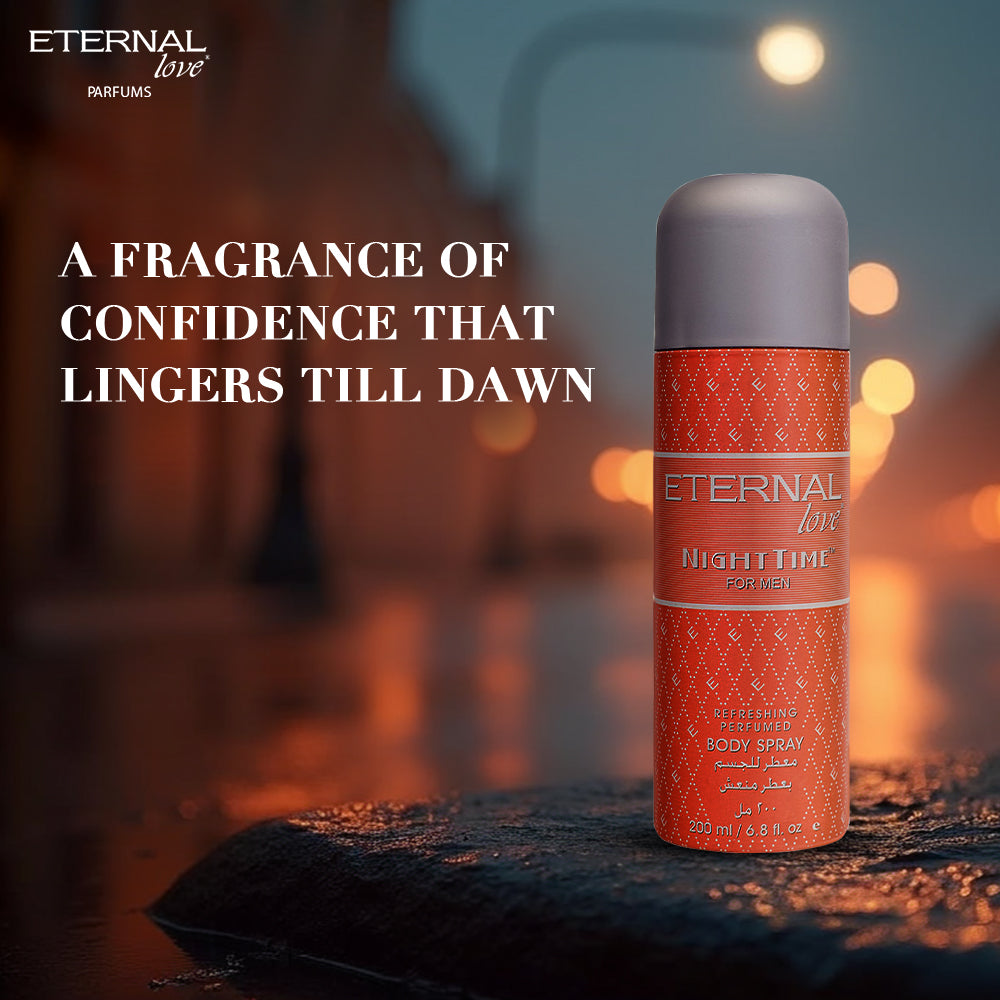 ETERNAL LOVE BODY SPRAY 200ML NIGHT TIME MEN
