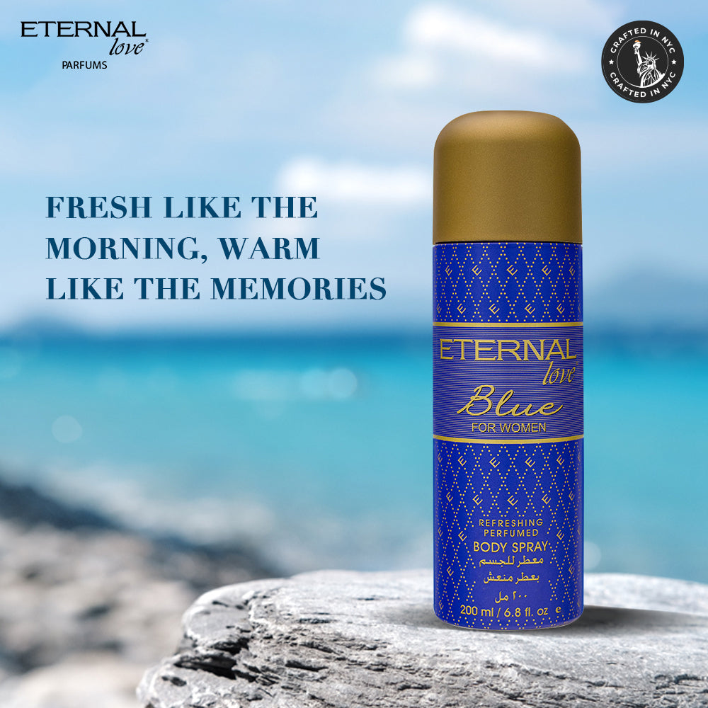 ETERNAL LOVE BODY SPRAY 200ML BLUE WOMEN