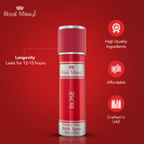 ROYAL MIRAGE BODY SPRAY 200ML ROSE - Image 4