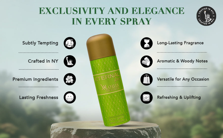 ETERNAL LOVE BODY SPRAY 200ML X-LOUIS WOMEN - A+ Image 4