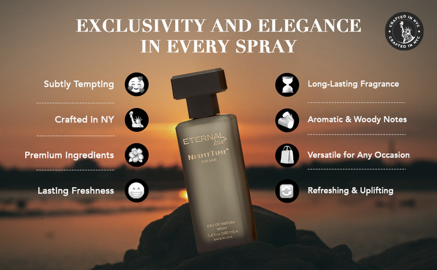 ETERNAL LOVE EDP 100ML NIGHT TIME MEN - A+ Image 4