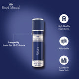 ROYAL MIRAGE BODY SPRAY 200ML SILVER - Image 4
