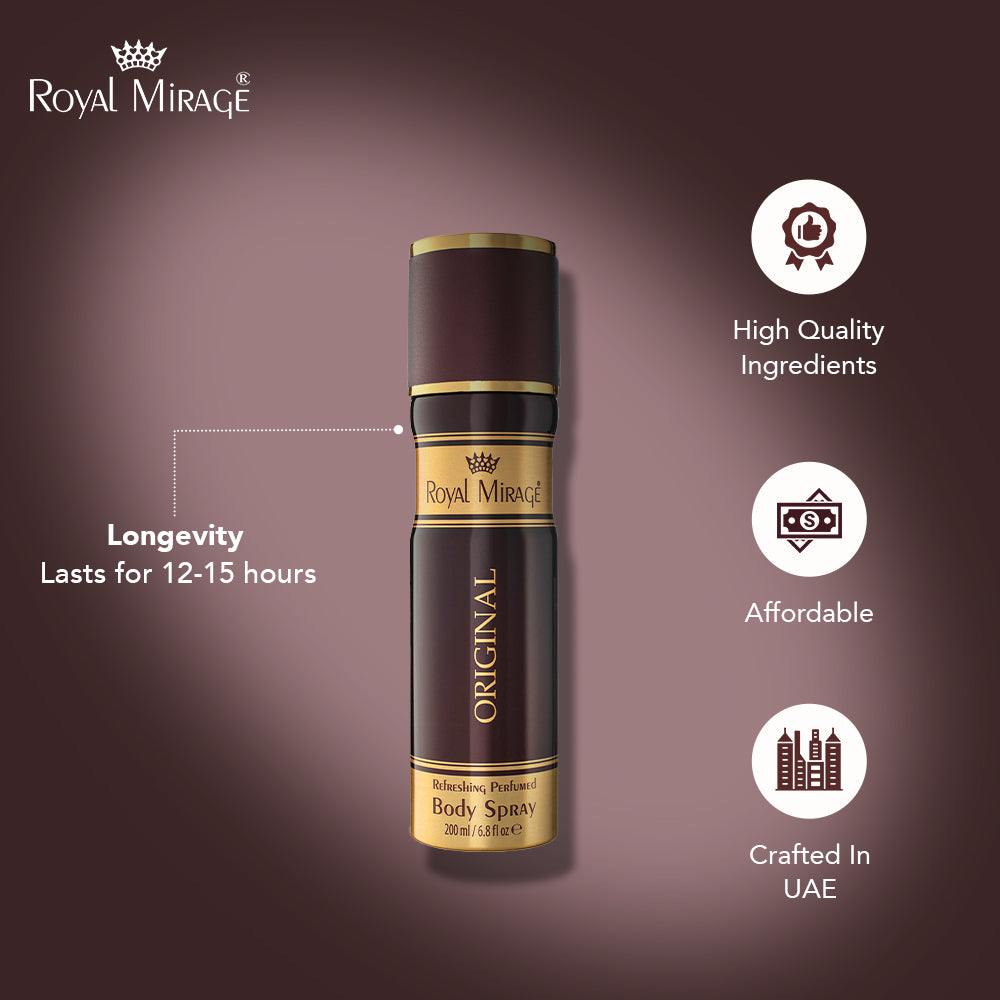 Royal Mirage Classics Original Body Spray Unisex 200ml