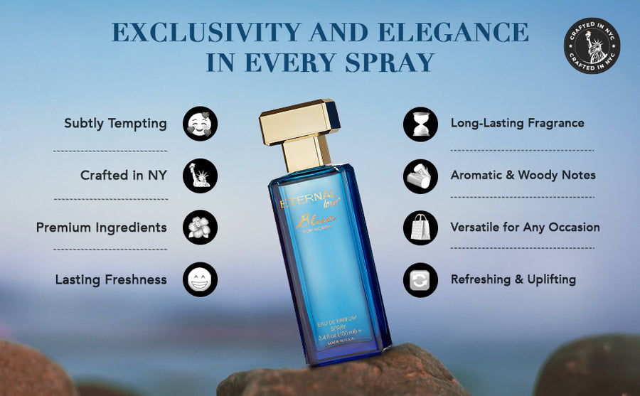 ETERNAL LOVE EDP 100ML BLUE WOMEN - A+ Image 3