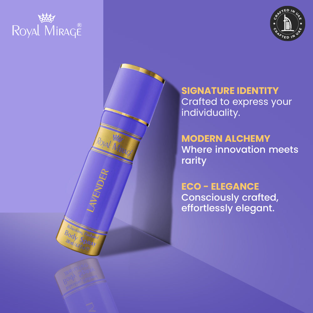 ROYAL MIRAGE TALC 250GM LAVENDER