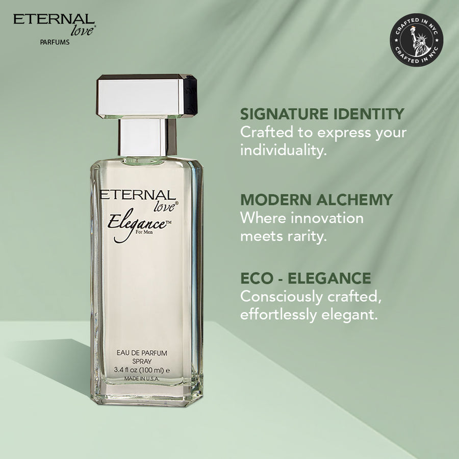 ETERNAL LOVE EDP 100ML ELEGANCE MEN - A+ Image 5