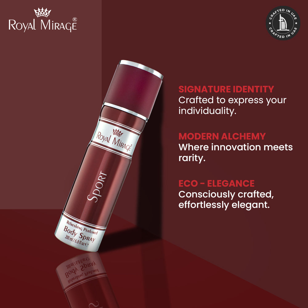 Royal Mirage Classics Sport Body Spray Unisex 200ml