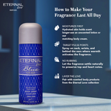 ETERNAL LOVE BODY SPRAY 200ML BLUE MEN - Image 6
