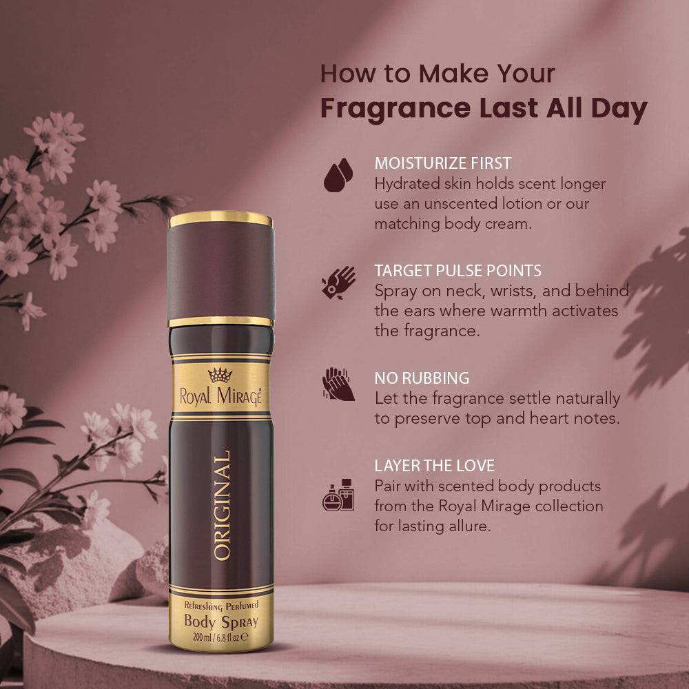 Royal Mirage Classics Original Body Spray Unisex 200ml