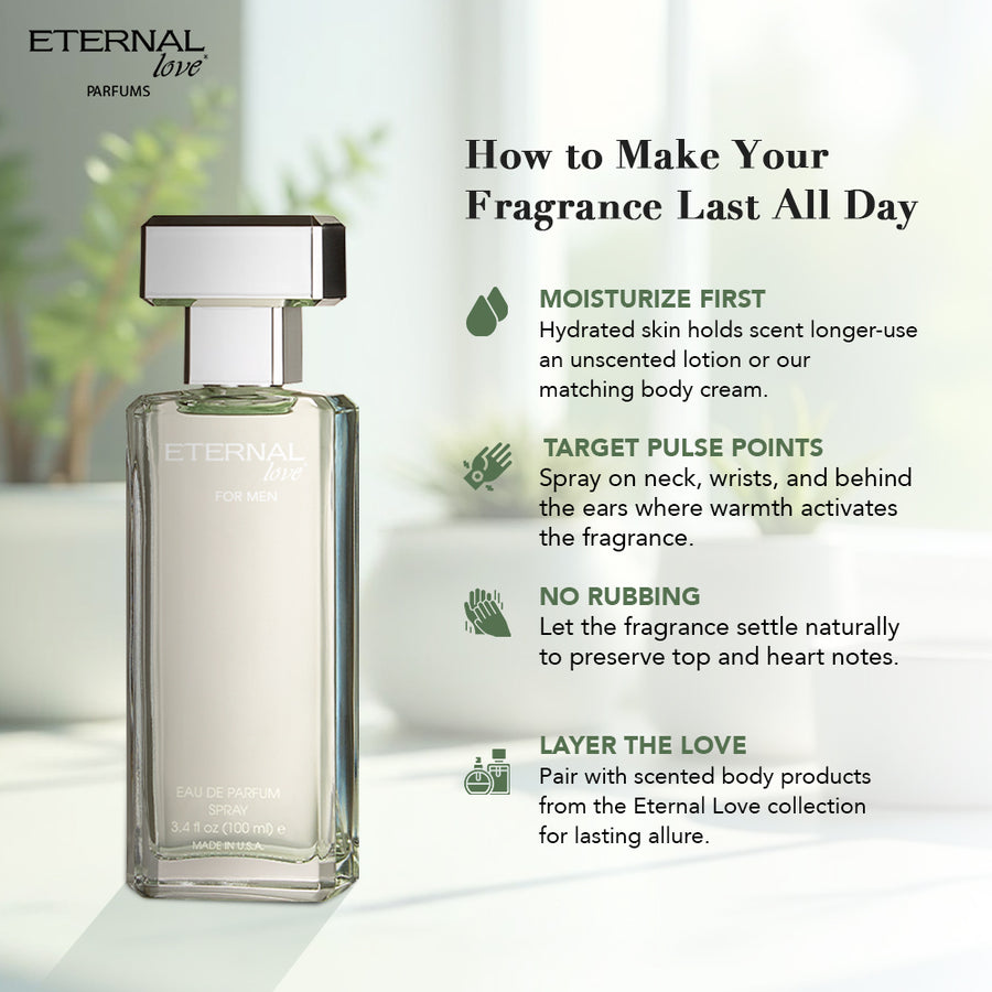 ETERNAL LOVE EDP 100ML FOR MEN - A+ Image 6
