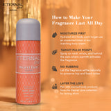 ETERNAL LOVE BODY SPRAY 200ML NIGHT TIME MEN - Image 6