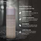 ETERNAL LOVE BODY SPRAY 200ML FOR MEN - Image 6