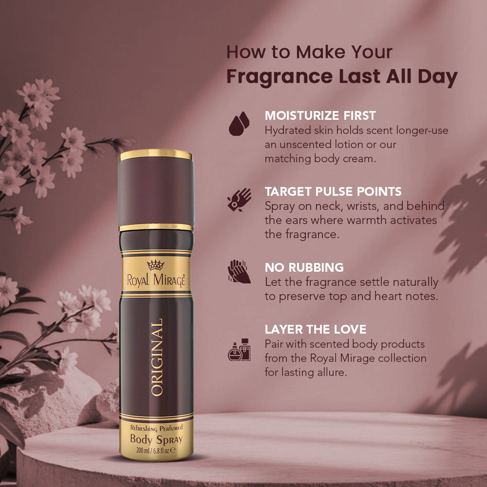 Royal Mirage Classics Original Body Spray Unisex 200ml