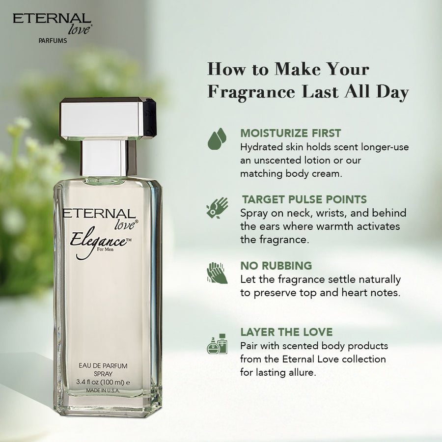 ETERNAL LOVE EDP 100ML ELEGANCE MEN - A+ Image 6