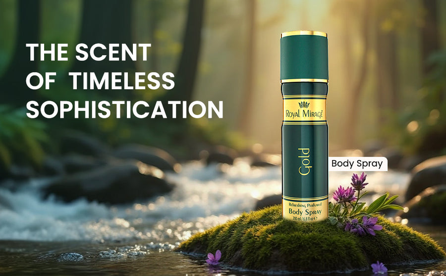 ROYAL MIRAGE BODY SPRAY 200ML GOLD - A+ Image 1