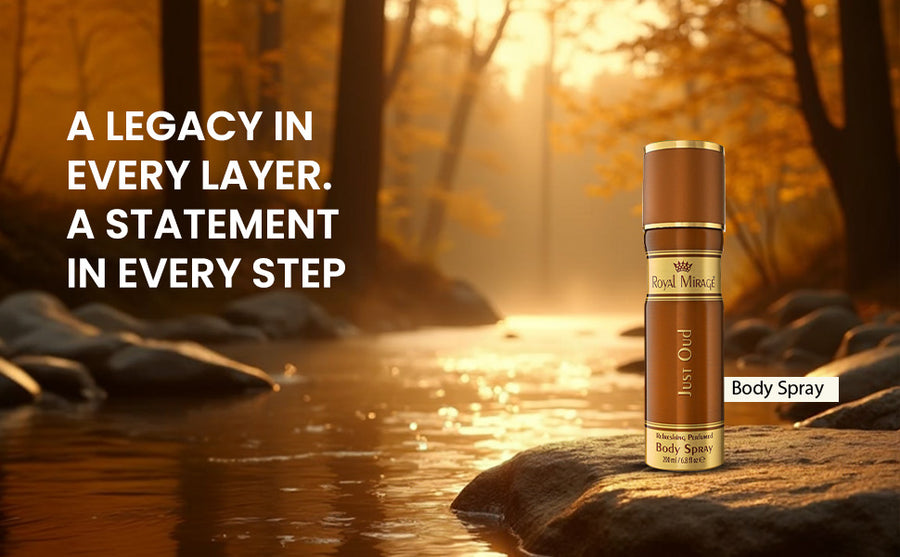 ROYAL MIRAGE BODY SPRAY 200ML JUST OUD - A+ Image 1