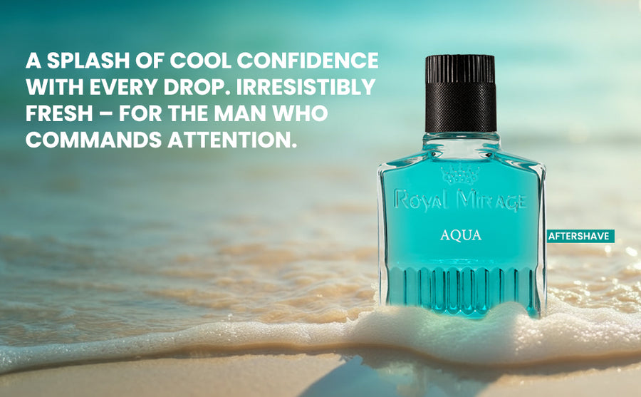 ROYAL MIRAGE AFTERSHAVE 100ML AQUA - A+ Image 1