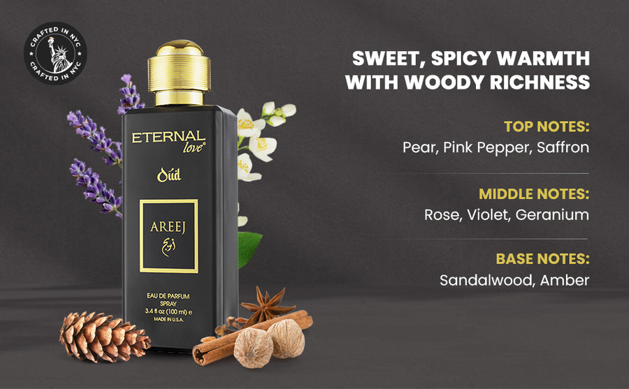 ETERNAL LOVE EDP 100ML OUD AREEJ - A+ Image 2