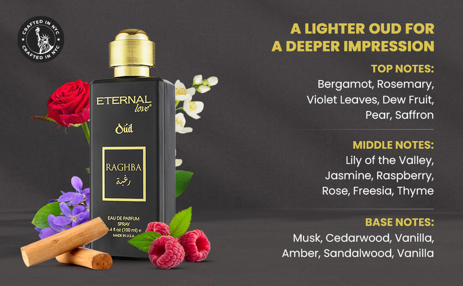 ETERNAL LOVE EDP 100ML OUD RAGHBA - A+ Image 2