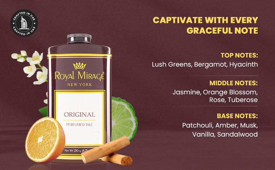 ROYAL MIRAGE TALC 250GM ORIGINAL - A+ Image 2