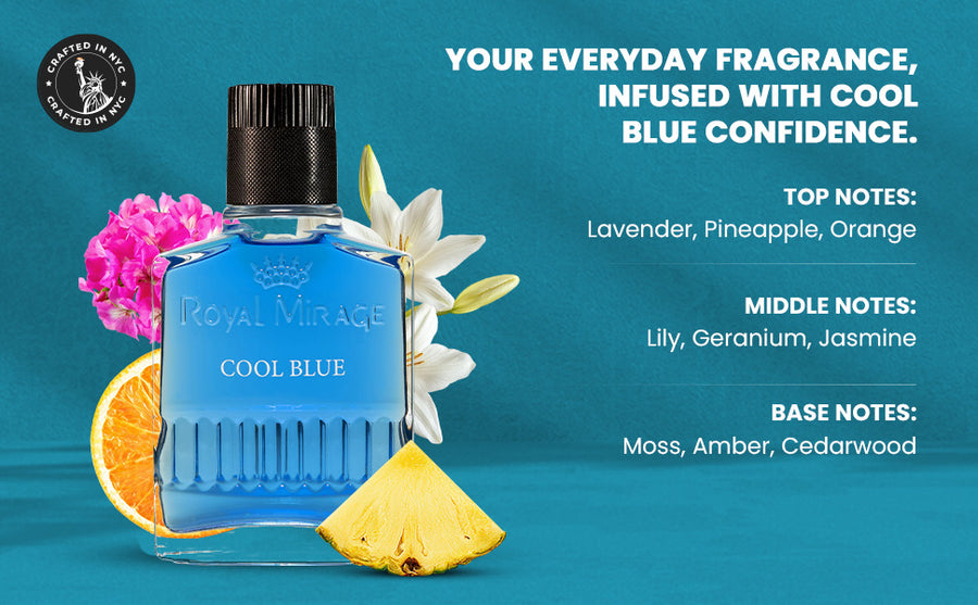 ROYAL MIRAGE AFTERSHAVE 100ML COOL BLUE - A+ Image 2
