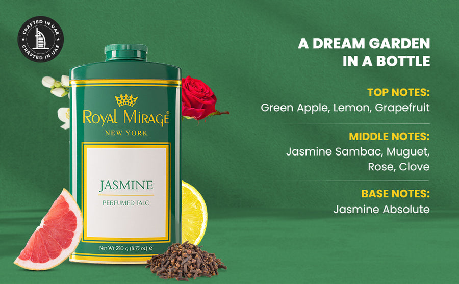 ROYAL MIRAGE TALC 250GM JASMINE - A+ Image 2