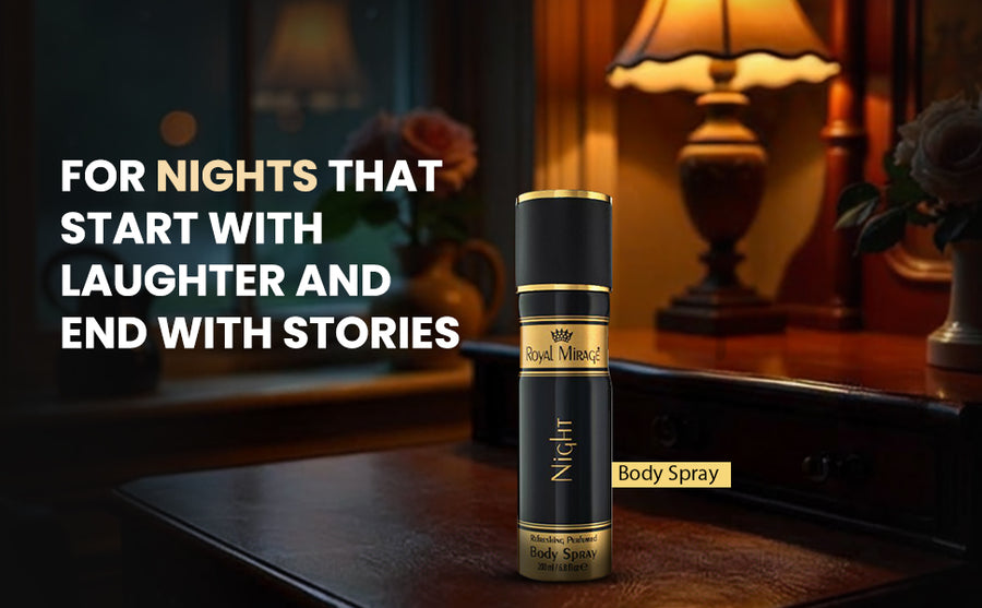 ROYAL MIRAGE BODY SPRAY 200ML NIGHT - A+ Image 1