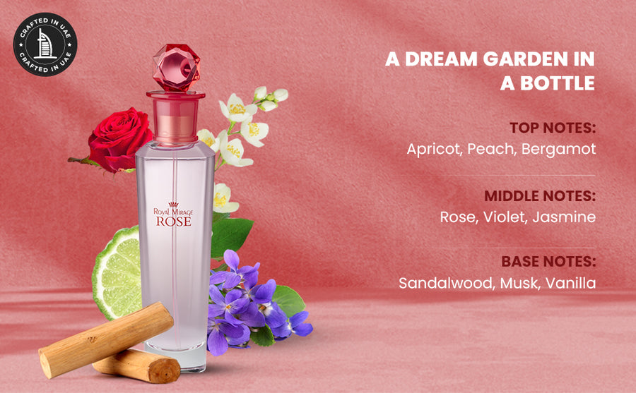 ROYAL MIRAGE EDT 100ML ROSE - A+ Image 2