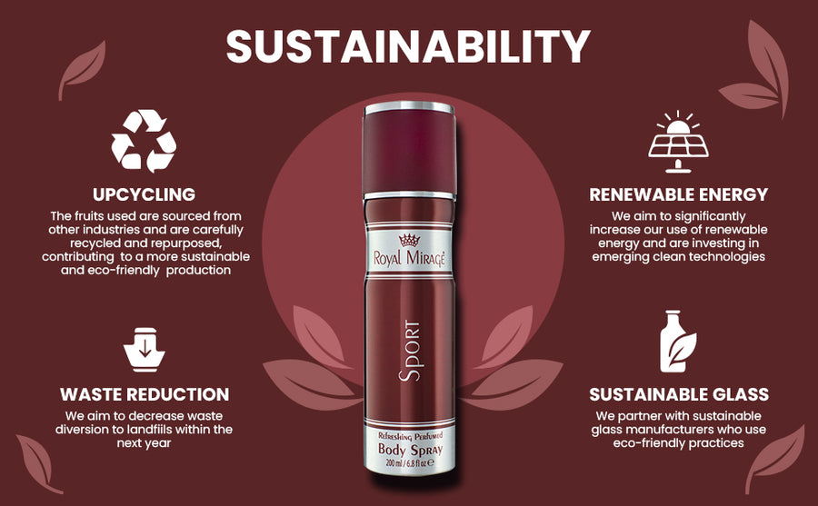 ROYAL MIRAGE BODY SPRAY 200ML SPORT - A+ Image 3