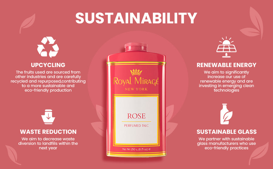 ROYAL MIRAGE TALC 250GM ROSE - A+ Image 3
