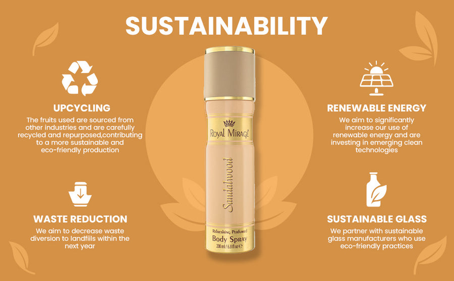 ROYAL MIRAGE BODY SPRAY 200ML SANDALWOOD - A+ Image 3