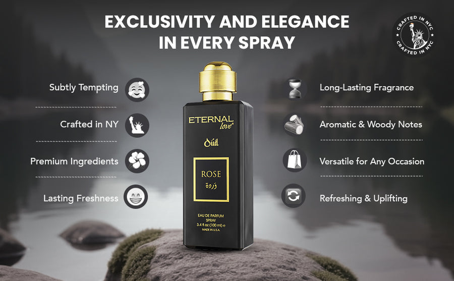 ETERNAL LOVE EDP 100ML OUD ROSE - A+ Image 4