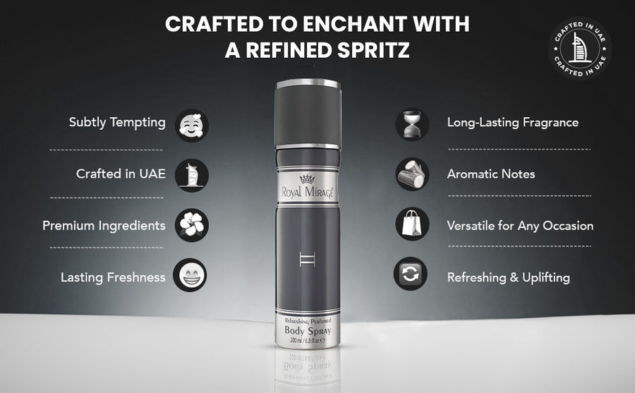ROYAL MIRAGE BODY SPRAY 200ML II - A+ Image 5