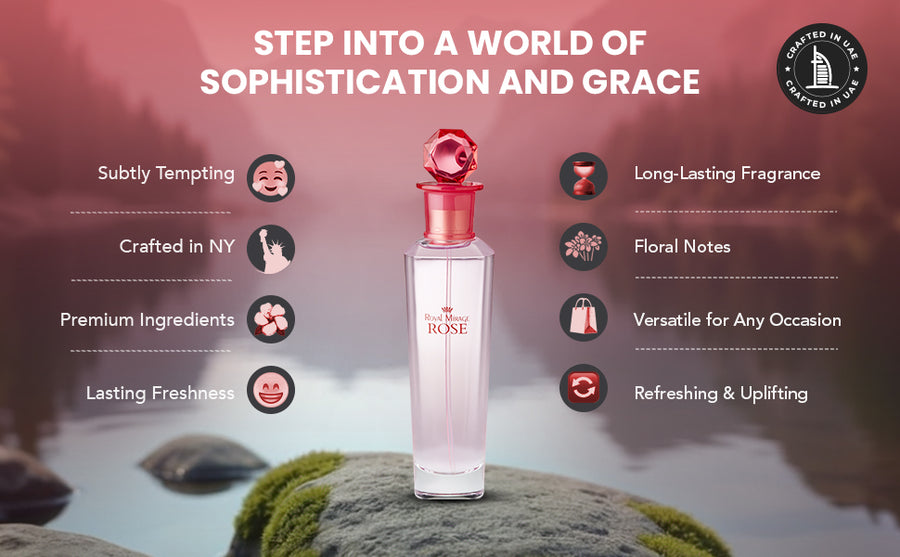ROYAL MIRAGE EDT 100ML ROSE - A+ Image 4