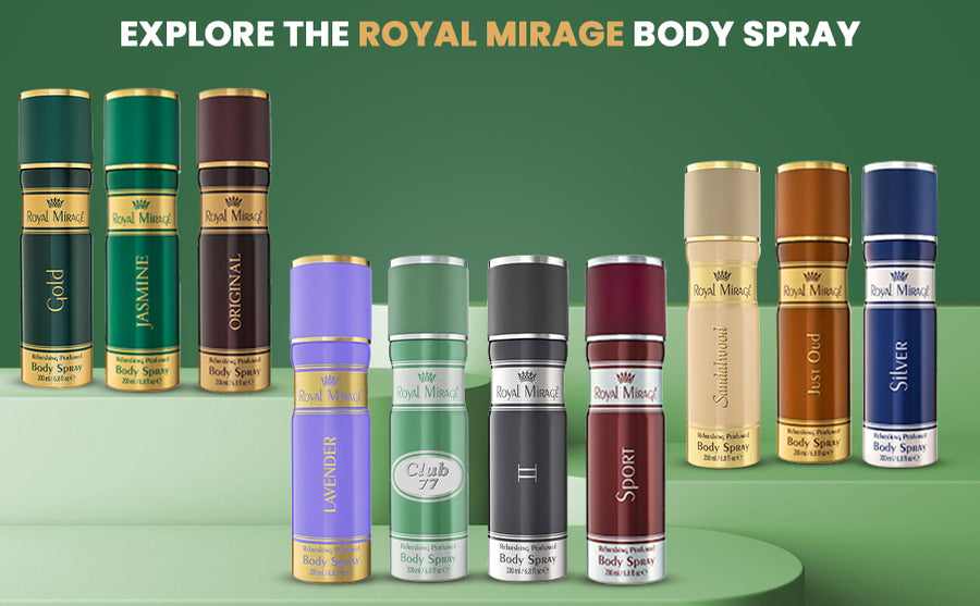 ROYAL MIRAGE BODY SPRAY 200ML JASMINE - A+ Image 5